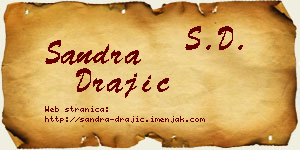 Sandra Drajić vizit kartica